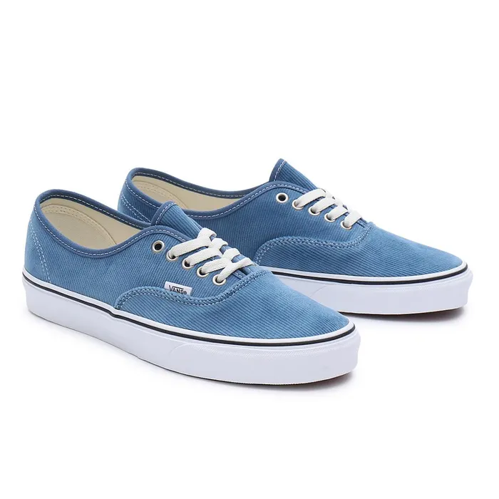 Vans Lowtop Shoes Women Authentic Corduroy Shoes Blue