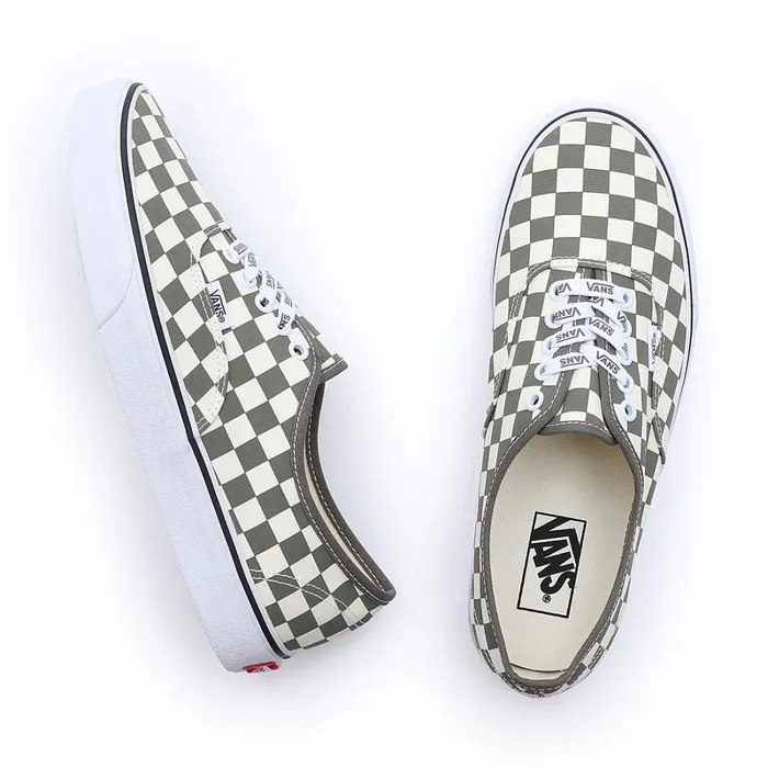 Vans Lowtop Shoes Women Check Authentic Shoes Green