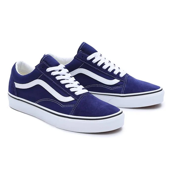 Vans Lowtop Shoes Women Color Theory Old Skool Shoes Blue