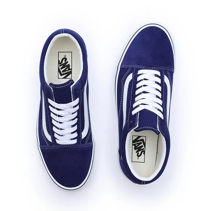 Vans Lowtop Shoes Women Color Theory Old Skool Shoes Blue