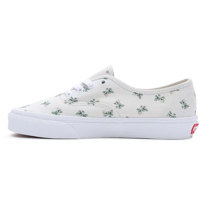 Vans Lowtop Shoes Women Floral Authentic Shoes White