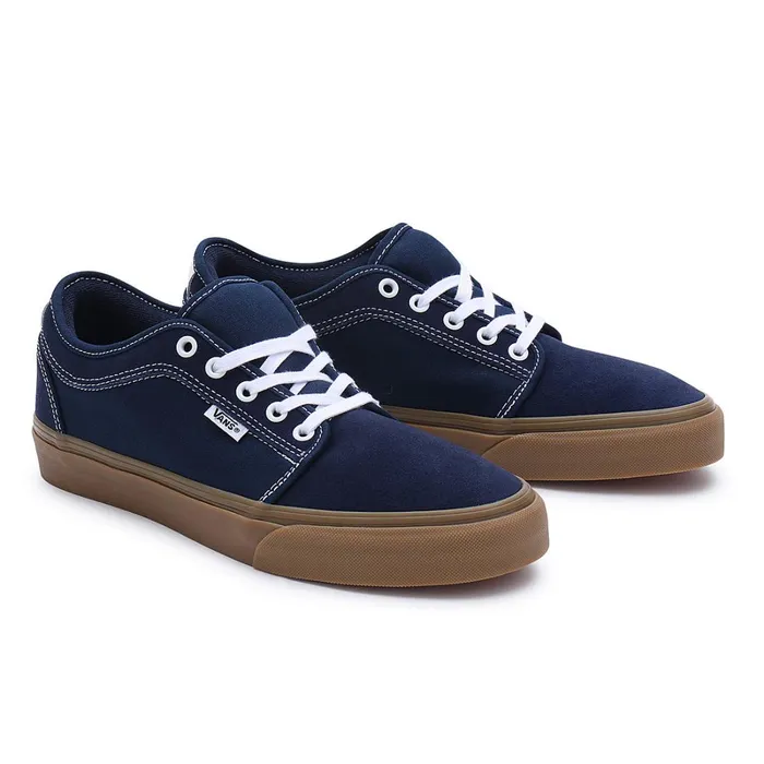 Vans Lowtop Shoes Women Skate Chukka Low Shoes Blue