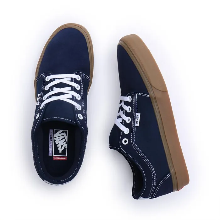 Vans Lowtop Shoes Women Skate Chukka Low Shoes Blue