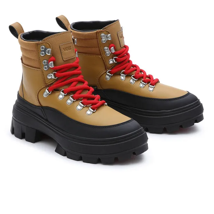Vans Platform Shoes Women Colfax Elevate MTE2 Shoes Brown