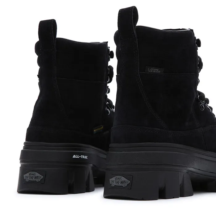 Vans Platform Shoes Women Leather Colfax Elevate MTE2 Shoes Black
