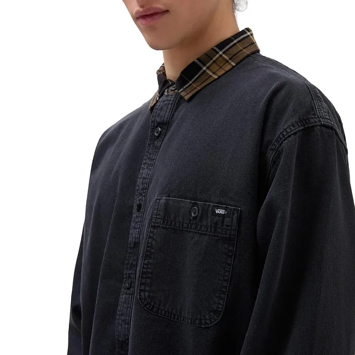 Vans Shirts Men Deerfiel Woven Shirt Black