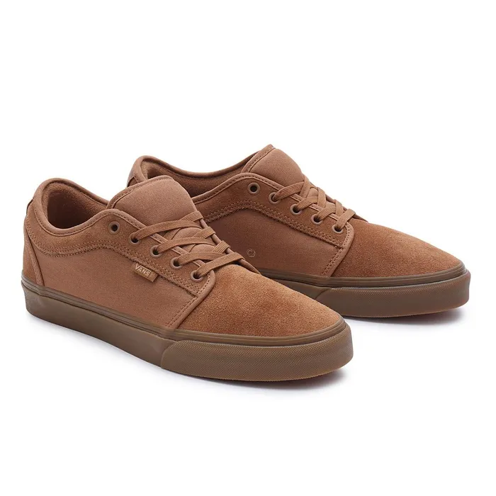Vans Skate Shoes Men Skate Chukka Low Shoes Brown