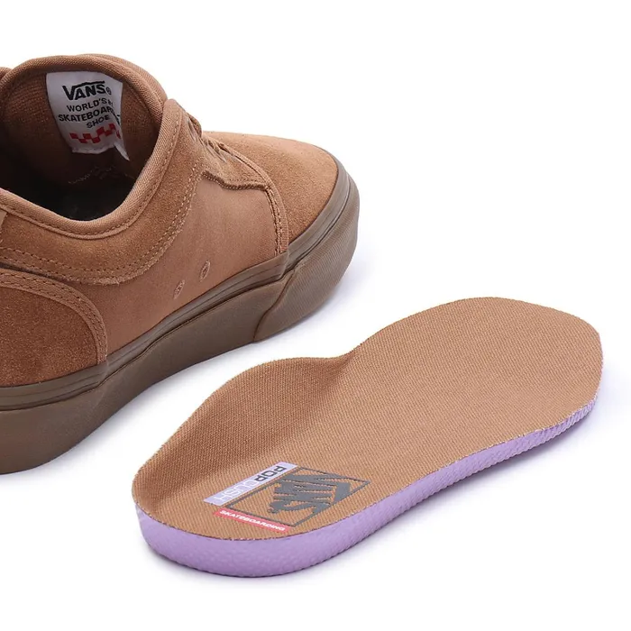 Vans Skate Shoes Men Skate Chukka Low Shoes Brown