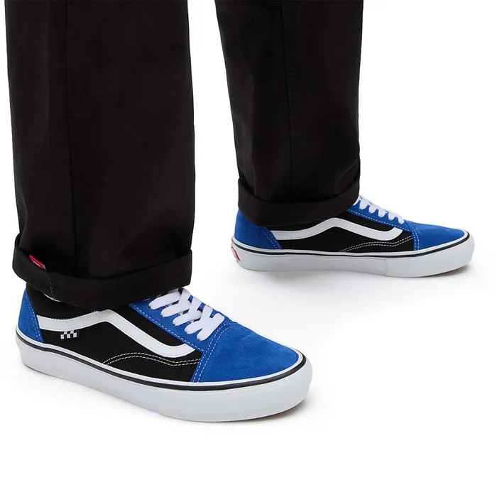 Vans Skate Shoes Men Skate Old Skool Shoes Blue Black