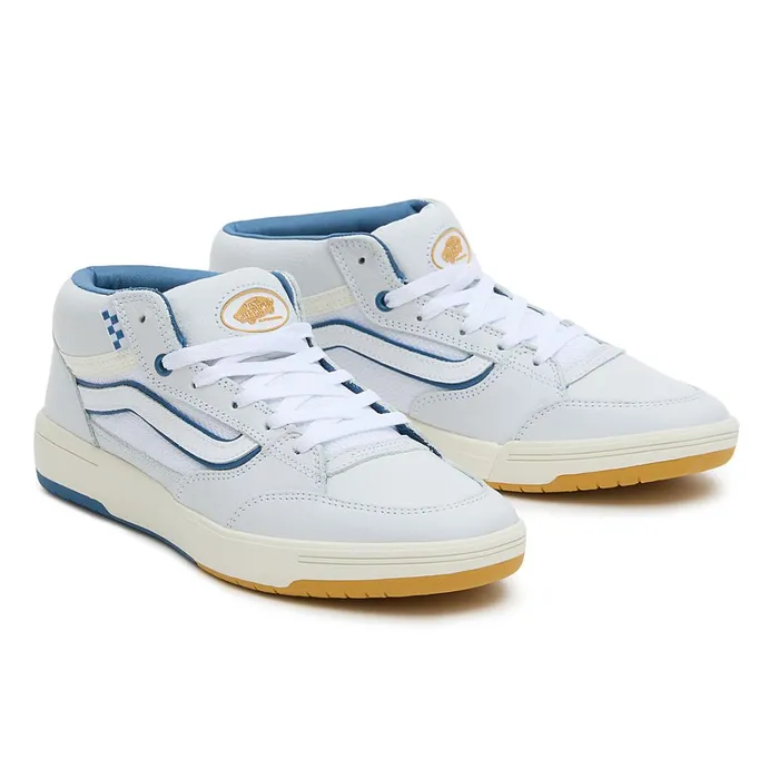Vans Skate Shoes Men Zahba Mid Shoes White