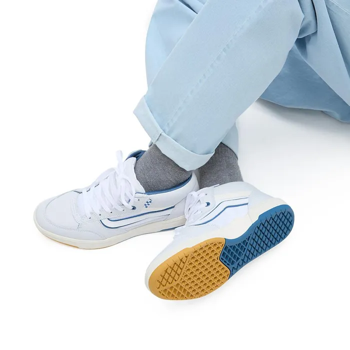 Vans Skate Shoes Men Zahba Mid Shoes White