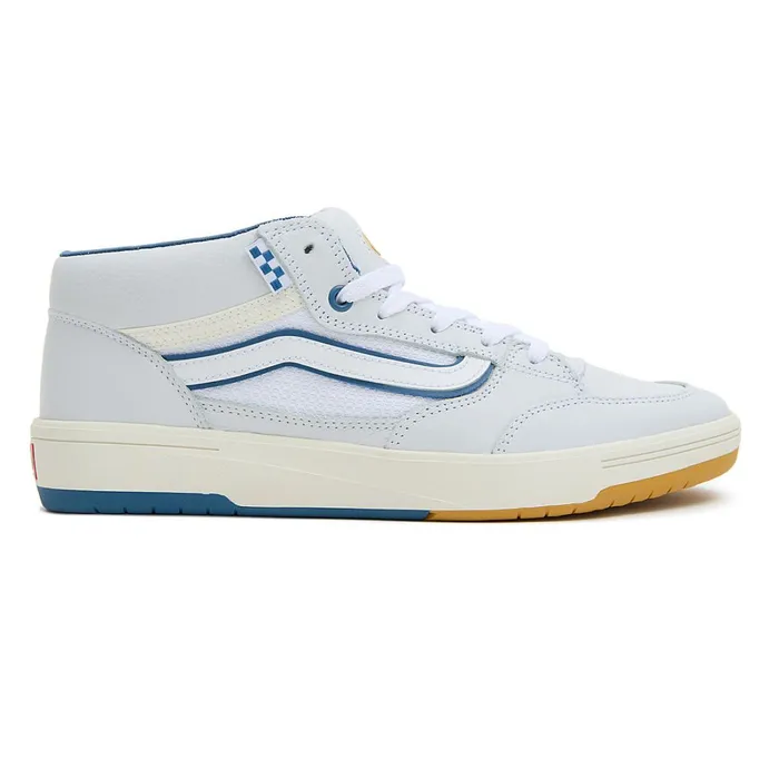 Vans Skate Shoes Men Zahba Mid Shoes White