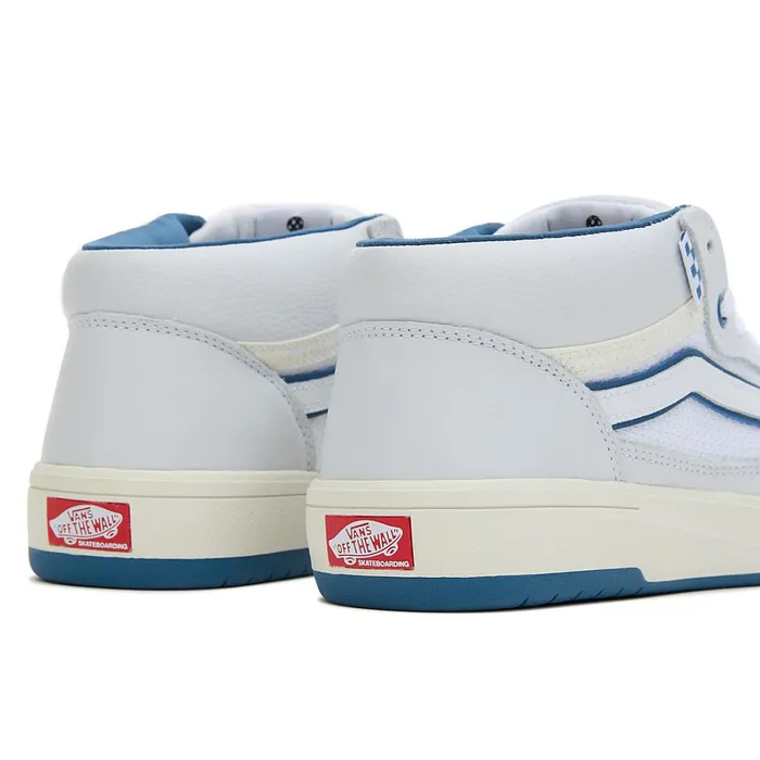 Vans Skate Shoes Men Zahba Mid Shoes White