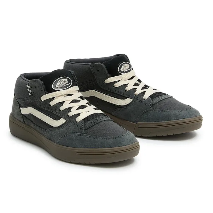 Vans Skate Shoes Women Zahba Mid Shoes Black
