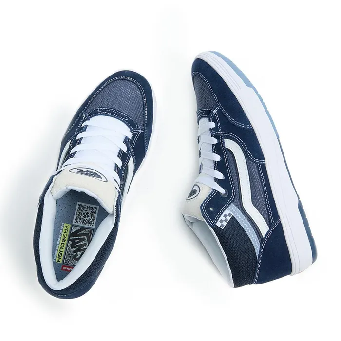 Vans Skate Shoes Women Zahba Mid Shoes Blue