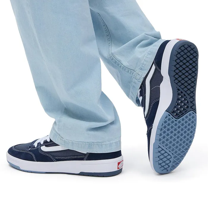 Vans Skate Shoes Women Zahba Mid Shoes Blue