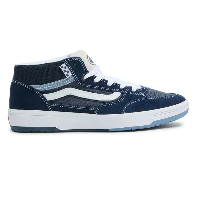 Vans Skate Shoes Women Zahba Mid Shoes Blue