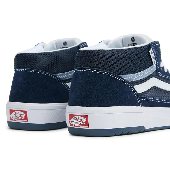Vans Skate Shoes Women Zahba Mid Shoes Blue