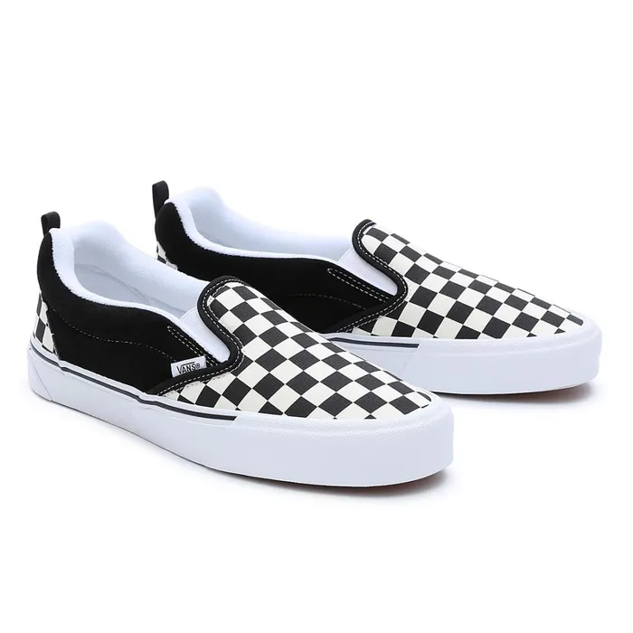 Vans Slipon Shoes Men Knu Slip Shoes Black White
