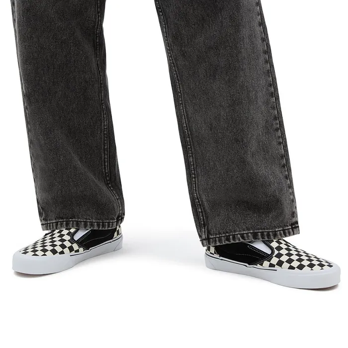 Vans Slipon Shoes Men Knu Slip Shoes Black White