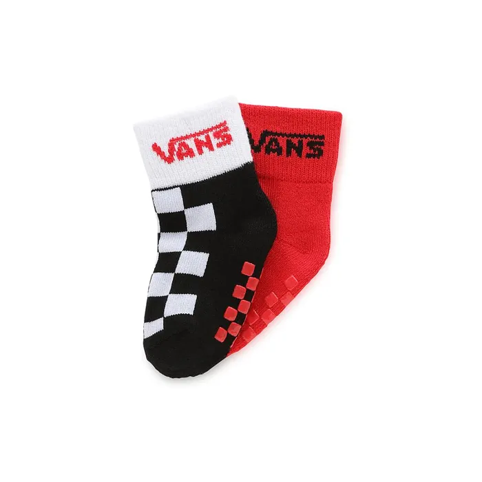 Vans Socks Kids Infant Drop V Classic Socks 2 Pairs Red