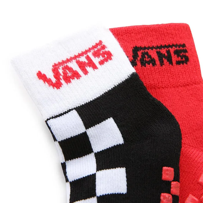 Vans Socks Kids Infant Drop V Classic Socks 2 Pairs Red