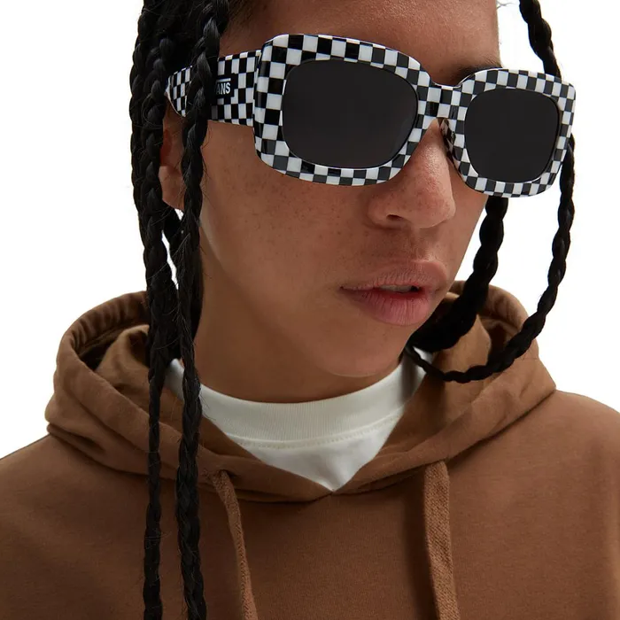 Vans Sunglasses Women Checky Sunglasses Black White