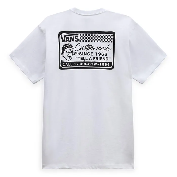 Vans Tshirts and Tanks Men Psyche TShirt White