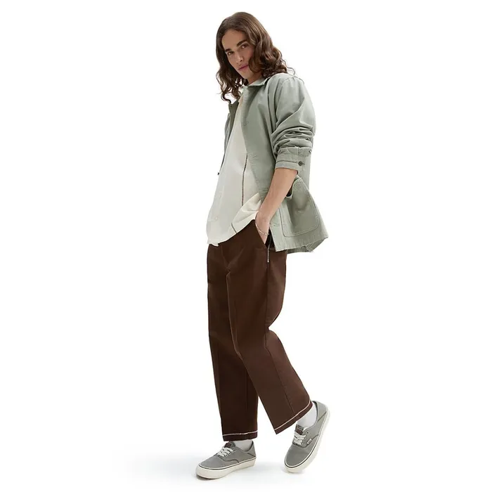 Vans Trousers and Jeans Men Michael February Authentic Relaxed Cropped Chino Trousers Brown