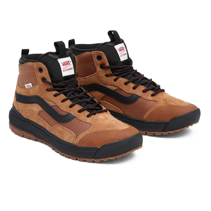 Vans Ultrarange Shoes Men UltraRange Exo Hi MTE1 Shoes Brown Orange