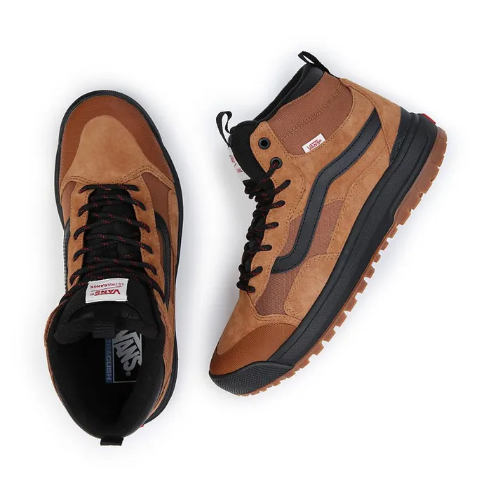 Vans Ultrarange Shoes Men UltraRange Exo Hi MTE1 Shoes Brown Orange