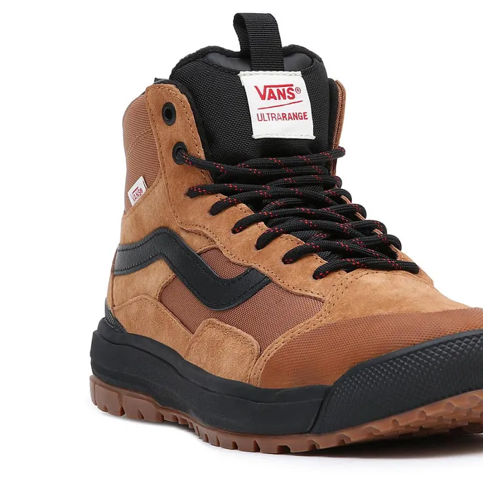 Vans Ultrarange Shoes Men UltraRange Exo Hi MTE1 Shoes Brown Orange