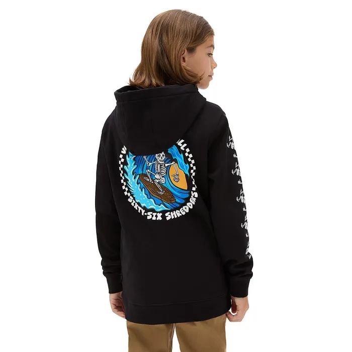 Vans View All Kids 66 Shredders Pullover Hoodie 814 Years Black