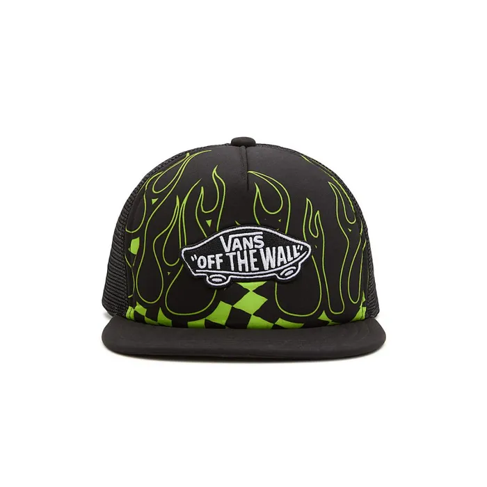 Vans View All Kids Classic Patch Trucker Hat Black Green