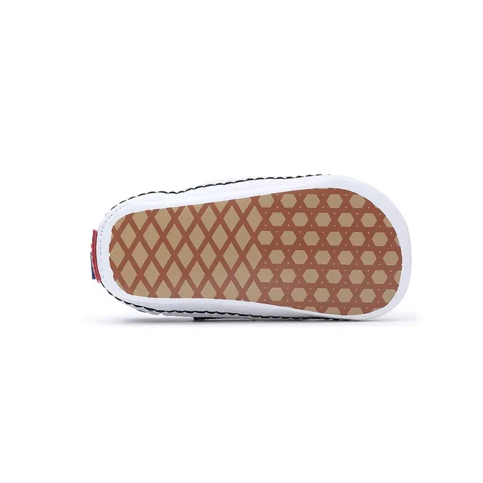 Vans View All Kids Infant SlipOn Hook And Loop Crib Shoes 01 Year Blue