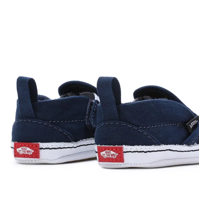 Vans View All Kids Infant SlipOn Hook And Loop Crib Shoes 01 Year Blue