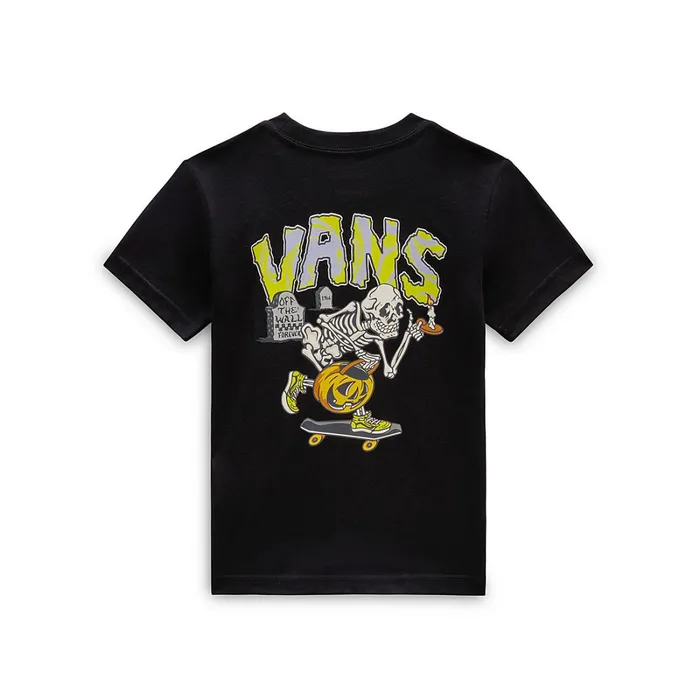 Vans View All Kids Little Haunted House Of TShirt 28 Years Black