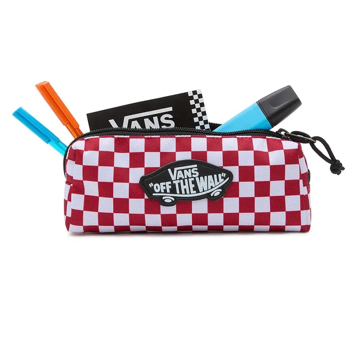 Vans View All Kids Off The Wall Pencil Pouch Red