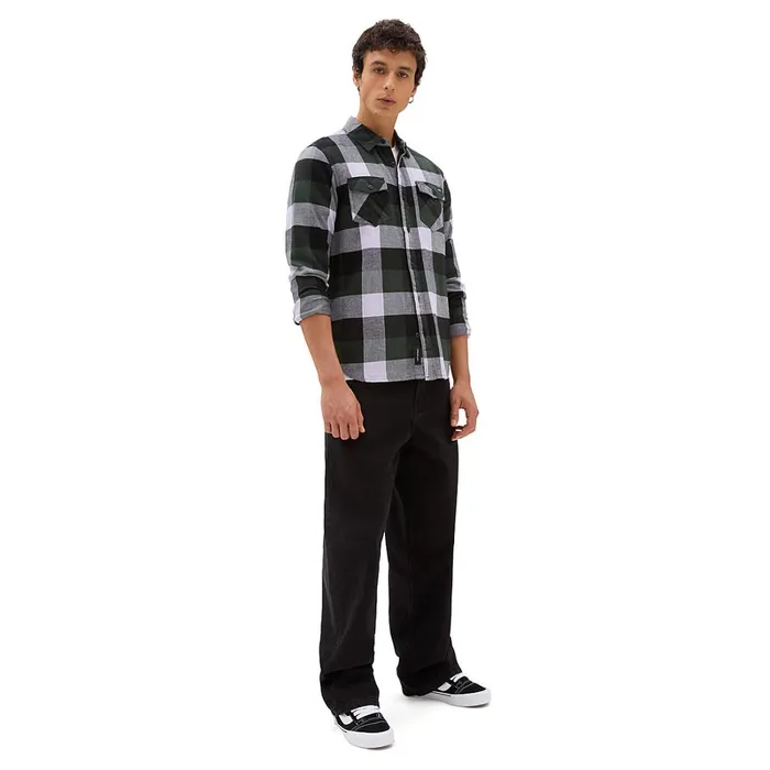Vans View All Men Box Flannel Long Sleeve Buttondown Shirt Multicolour