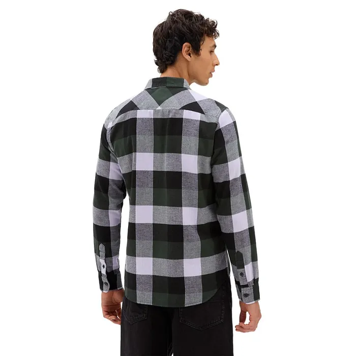 Vans View All Men Box Flannel Long Sleeve Buttondown Shirt Multicolour