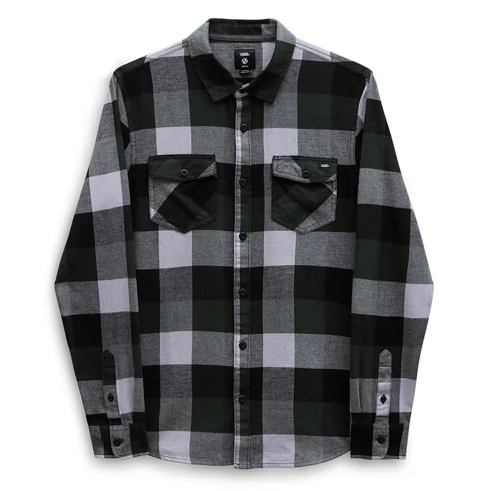 Vans View All Men Box Flannel Long Sleeve Buttondown Shirt Multicolour