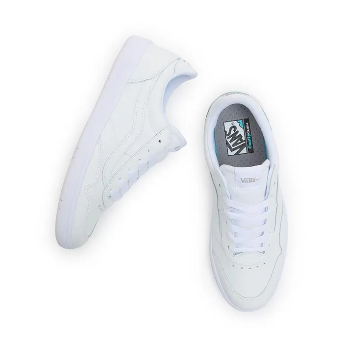 Vans View All Men Cruze Too ComfyCush Leather Shoes White