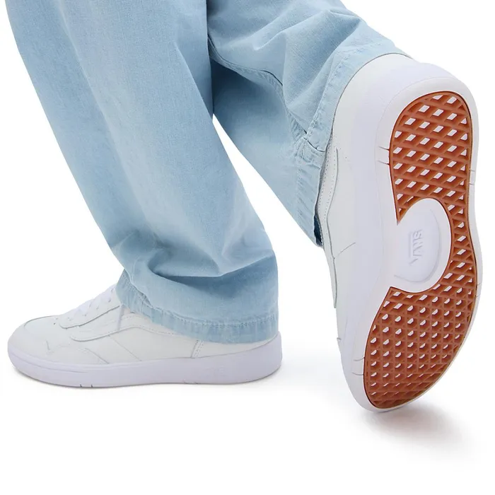 Vans View All Men Cruze Too ComfyCush Leather Shoes White