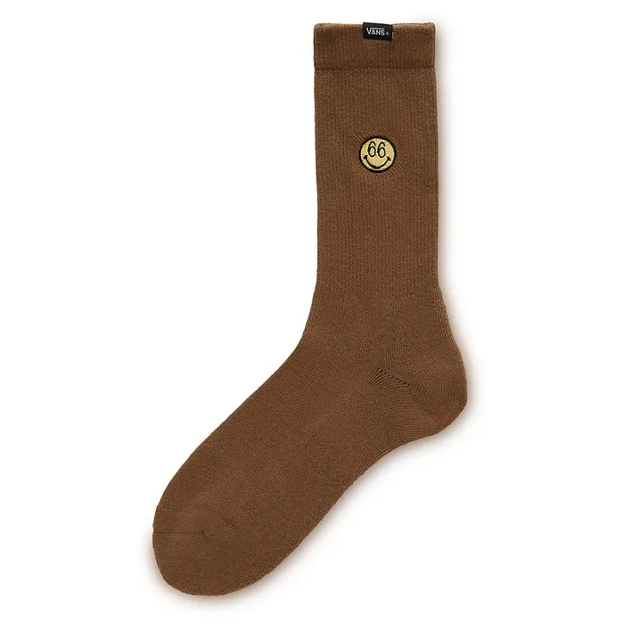 Vans View All Men Dusker Crew Socks 1 Pair Brown