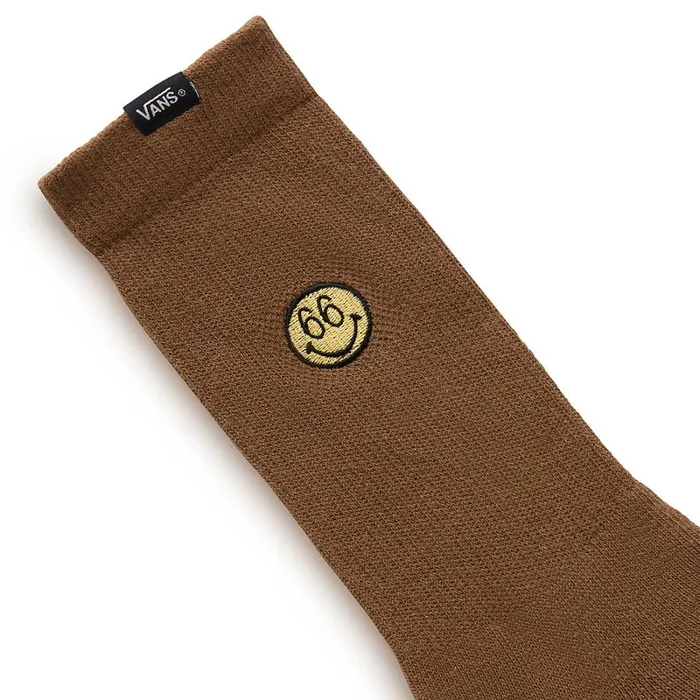 Vans View All Men Dusker Crew Socks 1 Pair Brown