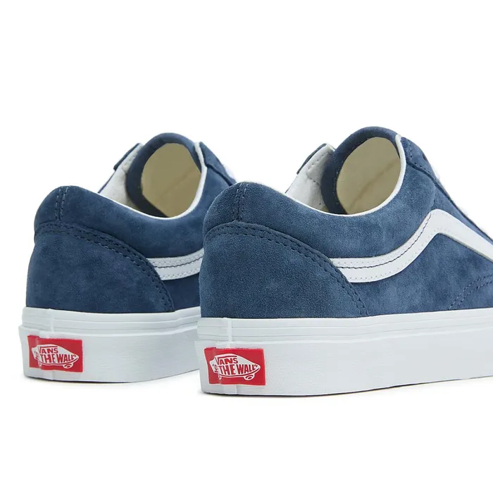 Vans View All Men Old Skool Pig Suede Shoes Blue