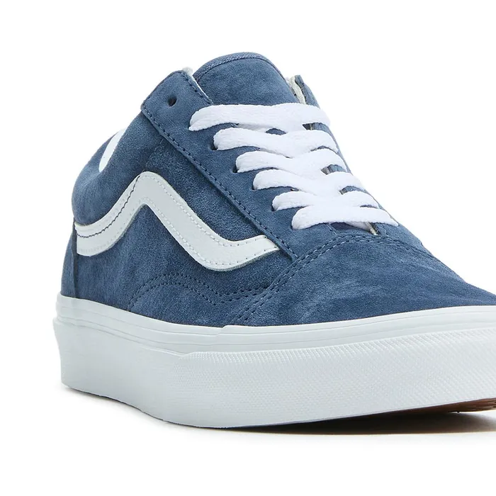 Vans View All Men Old Skool Pig Suede Shoes Blue