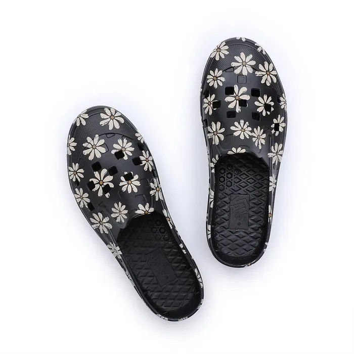 Vans View All Men Painted Natural SlipOn Mule TRK Shoes Black