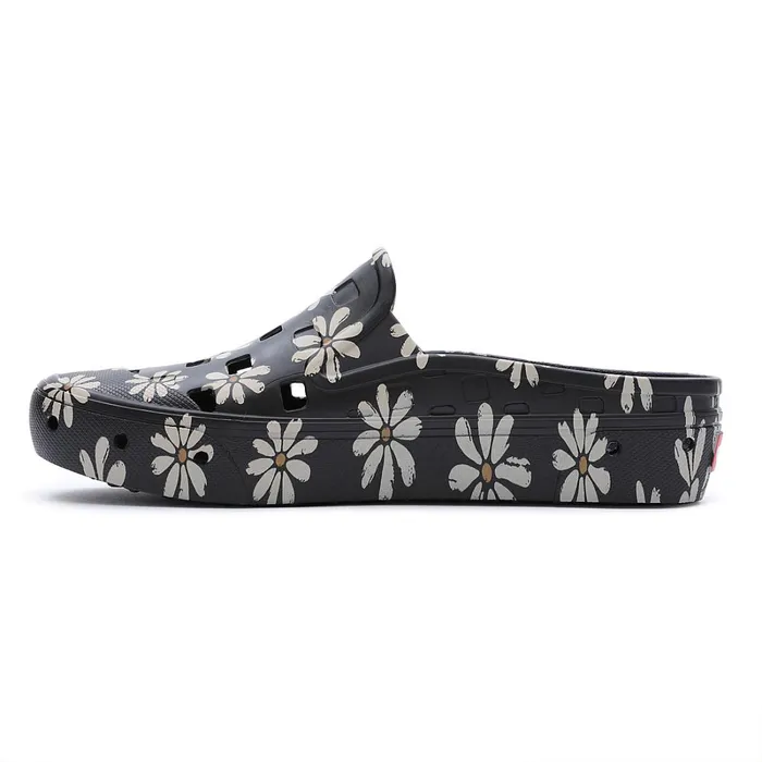 Vans View All Men Painted Natural SlipOn Mule TRK Shoes Black