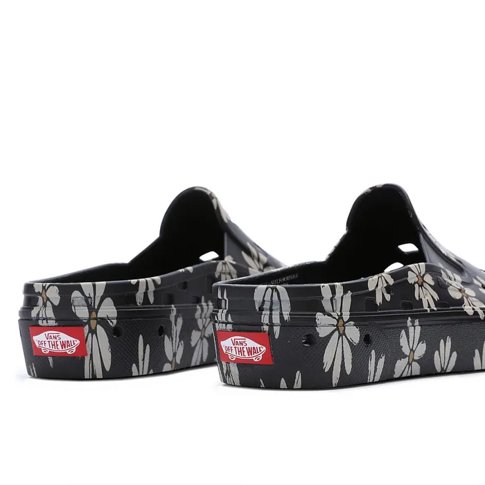 Vans View All Men Painted Natural SlipOn Mule TRK Shoes Black